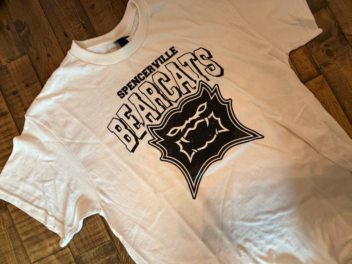 Spencerville on Natural T-Shirt (M)