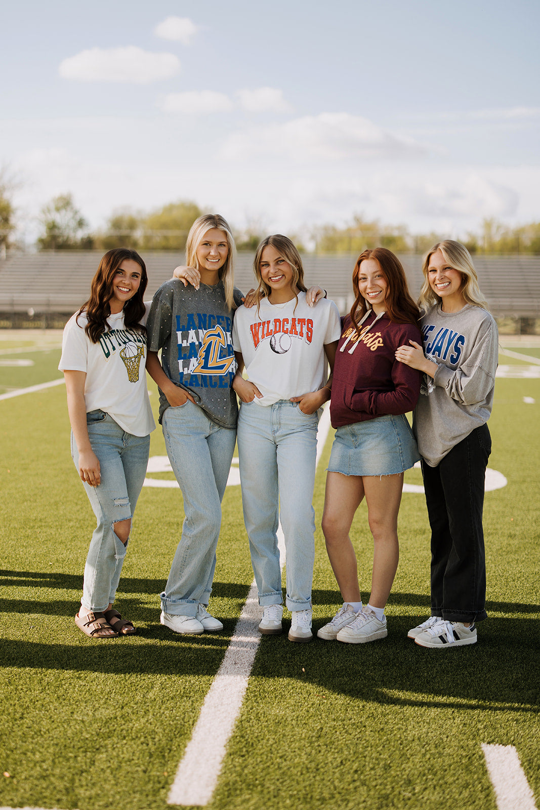 School Faded Long Sleeve Washed T-Shirt