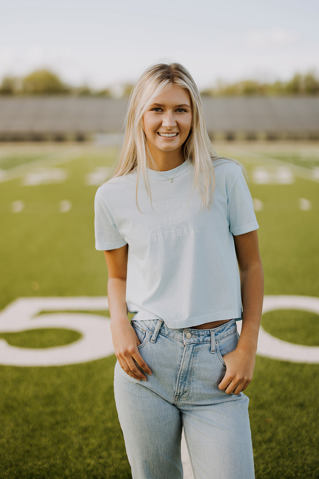 Bath Block Letter Custom School Tee