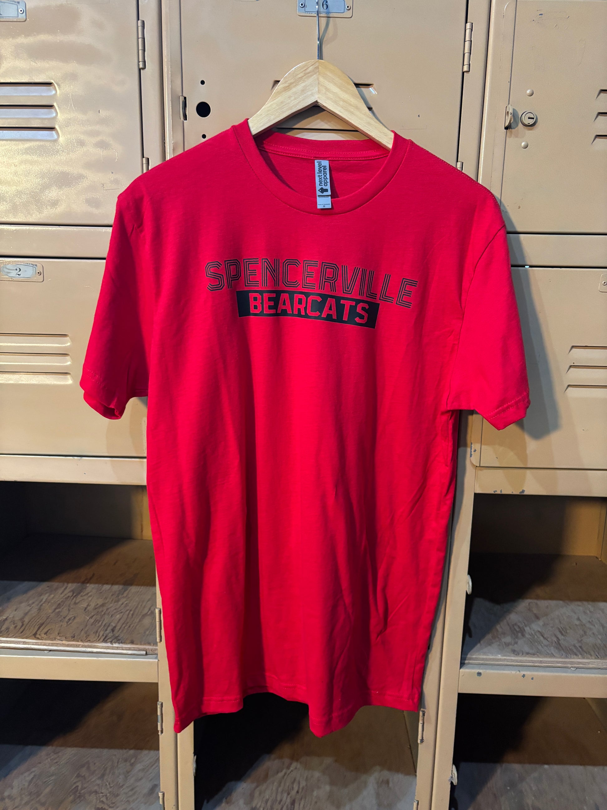 Spencerville Striped Font T-Shirt