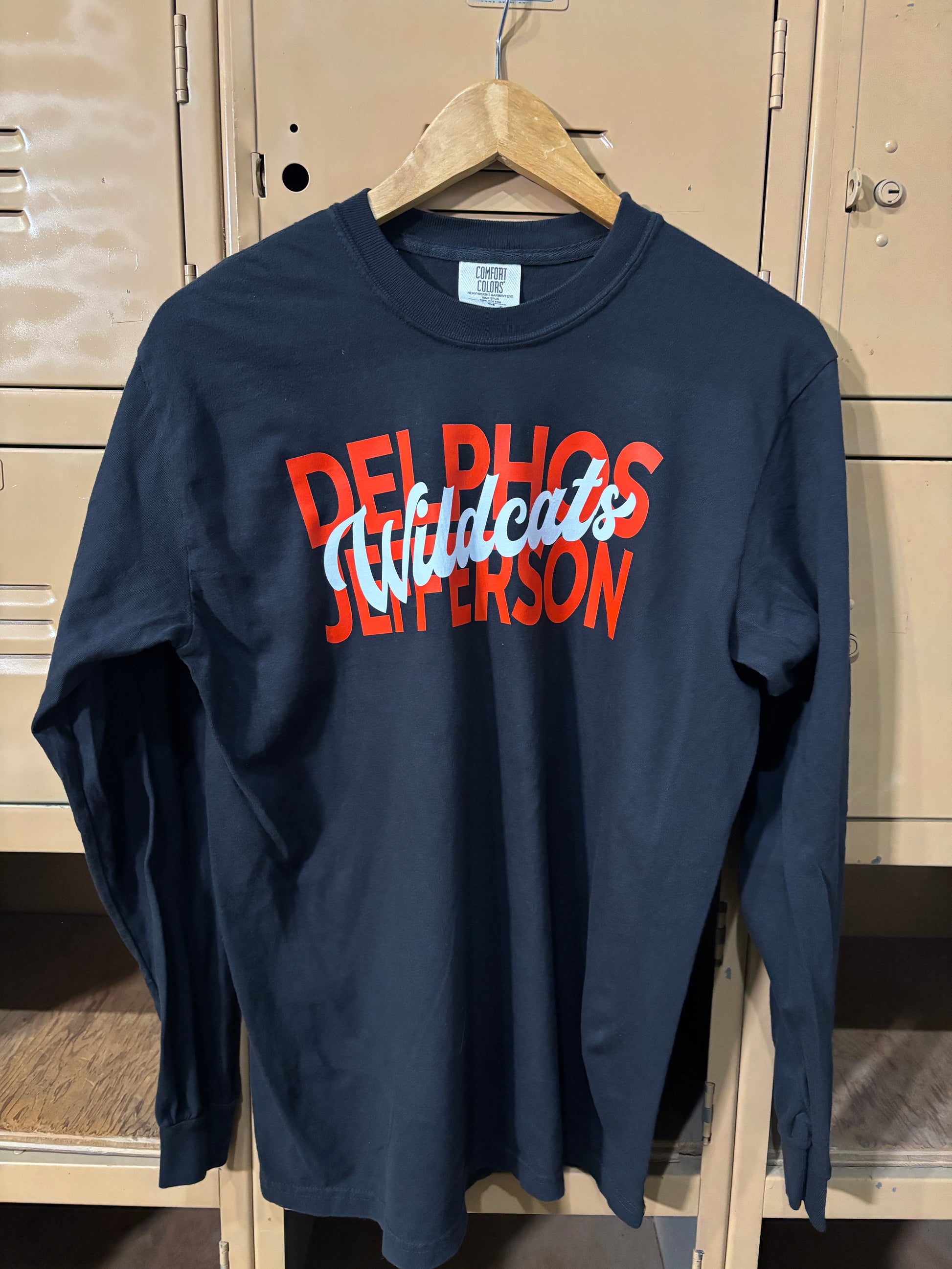 Delphos Jefferson Script Long Sleeve Shirt