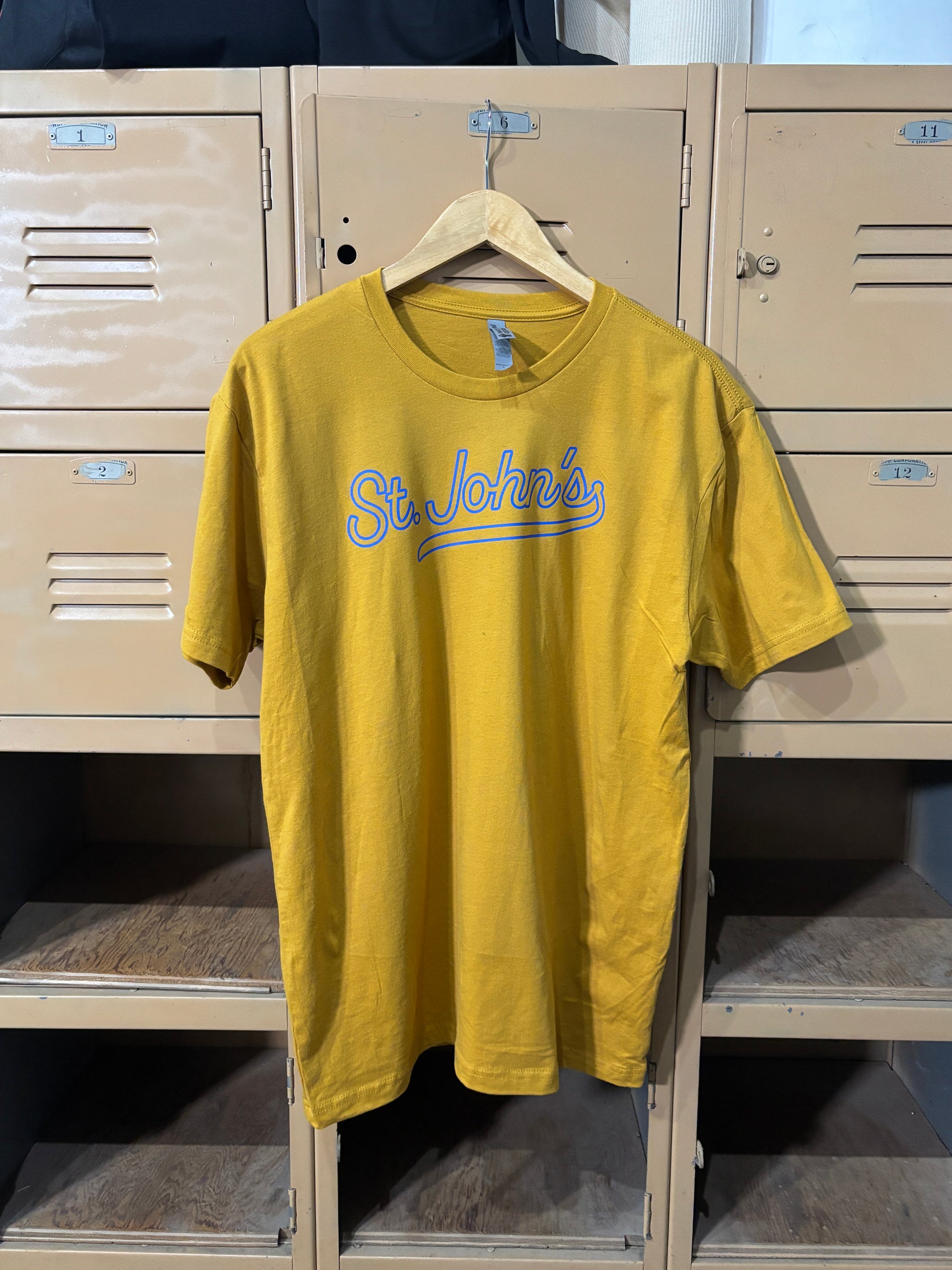 Delphos St. John's Gold Neon Lights T-Shirt