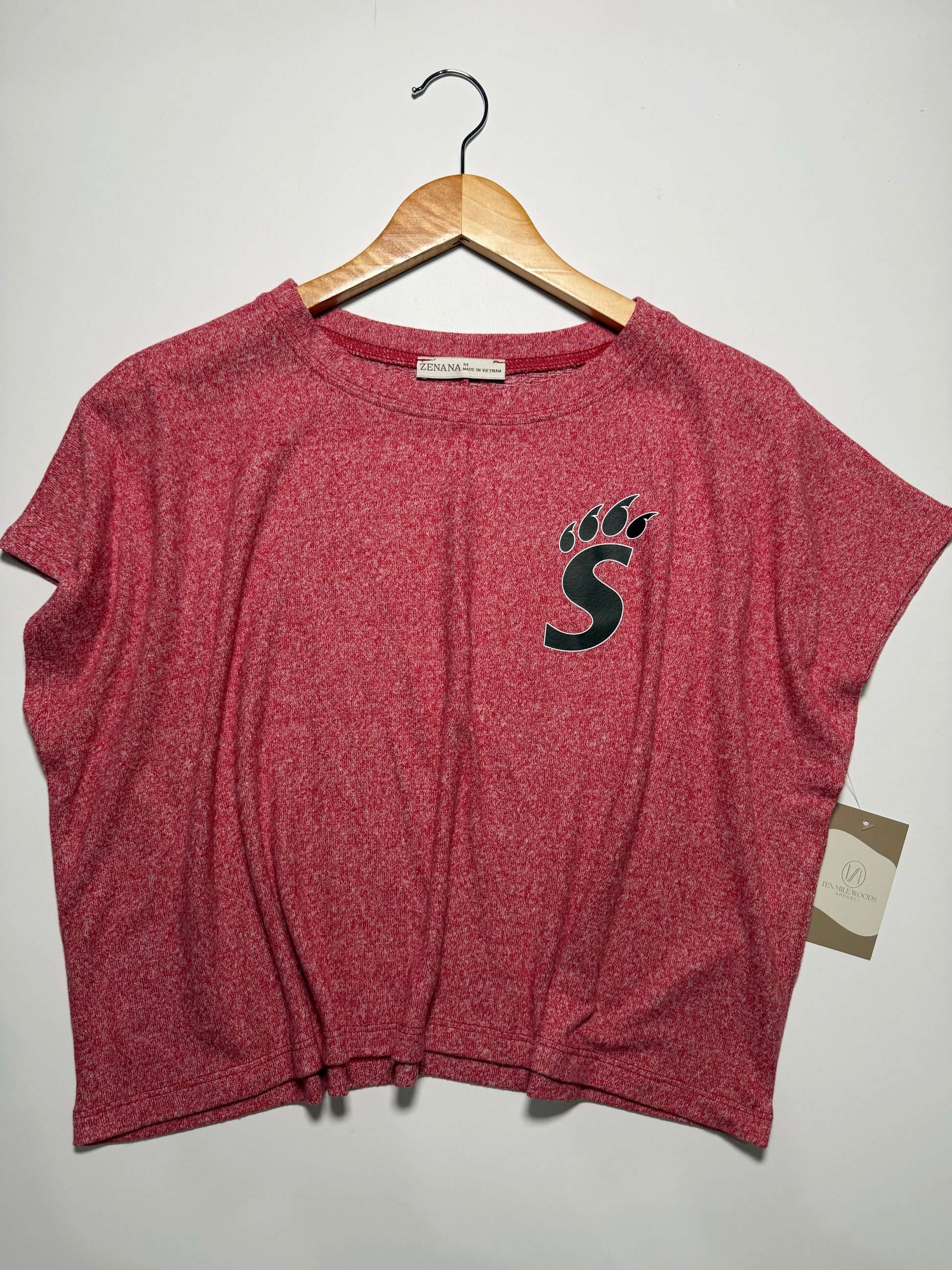 Spencerville Crop Logo T-Shirt