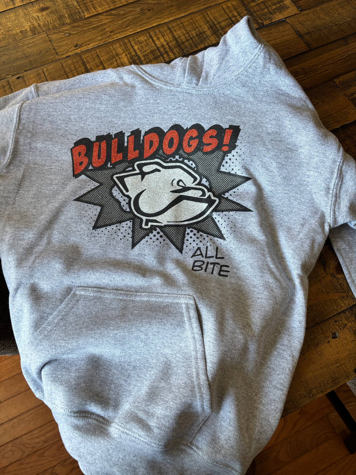 Elida Bulldogs Comic Hoodie (YL)