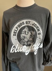 Lincolnview Long Sleeve Distressed Vintage T-Shirt