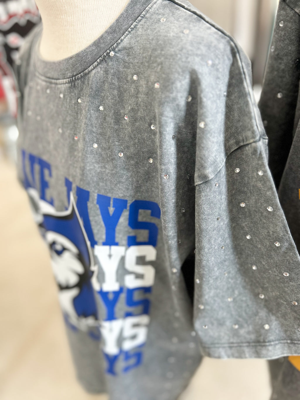 Youth Rhinestone Oversize Tee