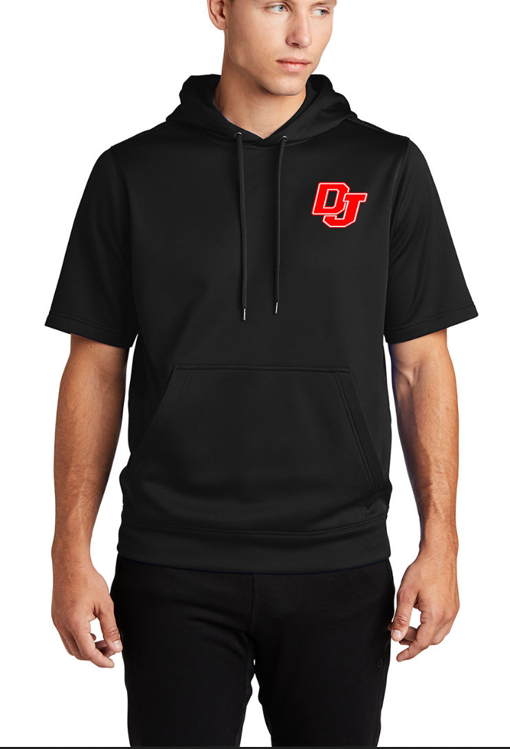 Delphos Jefferson Sport-Tek Short Sleeve Fleece Hooded Pullover