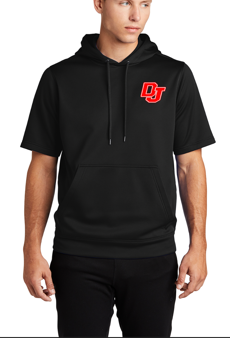 Youth/Adult Sport-Tek Short Sleeve Fleece Hooded Pullover