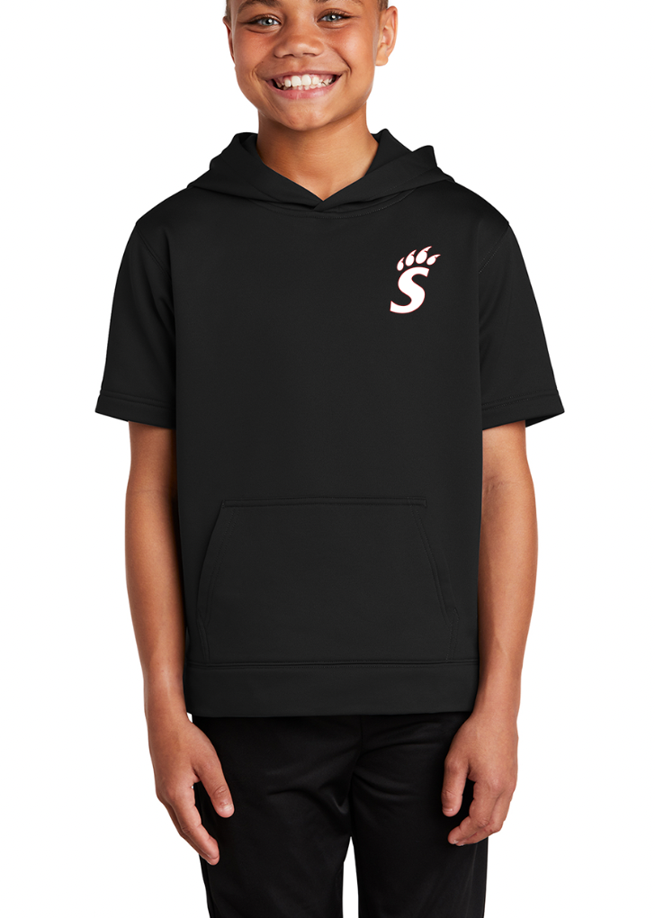 Spencerville Sport-Tek Short Sleeve Fleece Hooded Pullover