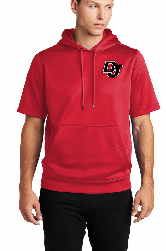 Youth/Adult Sport-Tek Short Sleeve Fleece Hooded Pullover