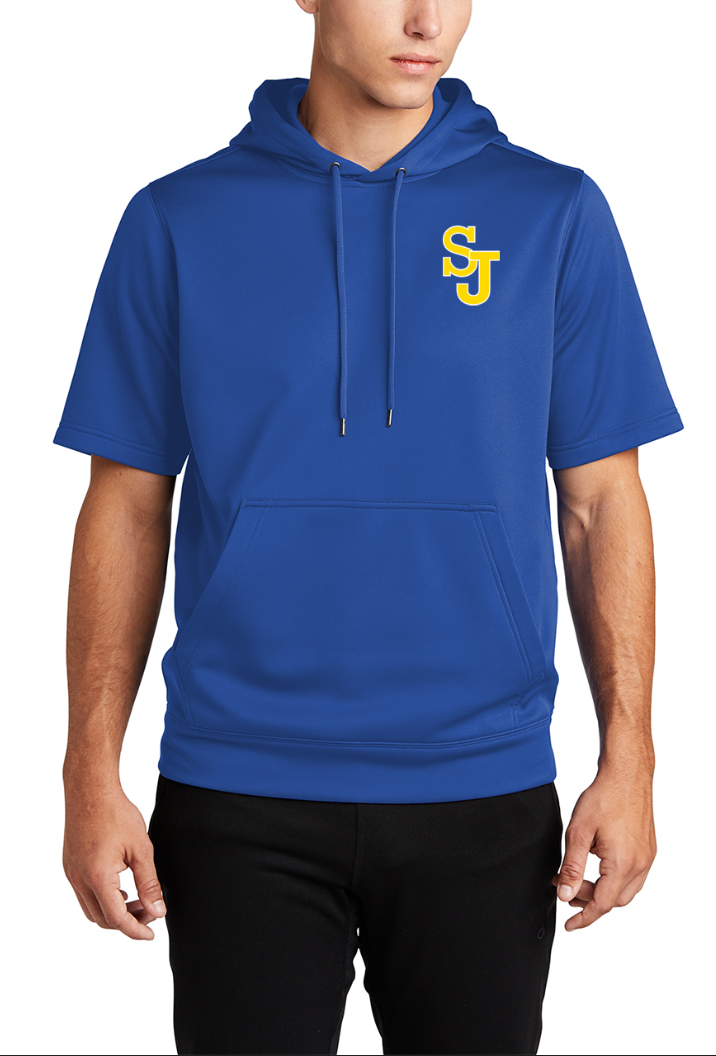 Youth/Adult Sport-Tek Short Sleeve Fleece Hooded Pullover