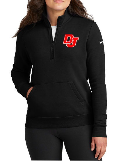 Delphos Jefferson Woman's Nike Swoosh 1/2 Zip