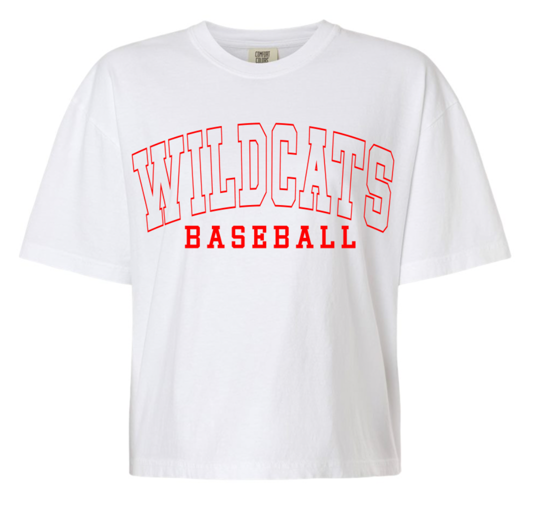 Delphos Jefferson Block Letter Custom School Tee