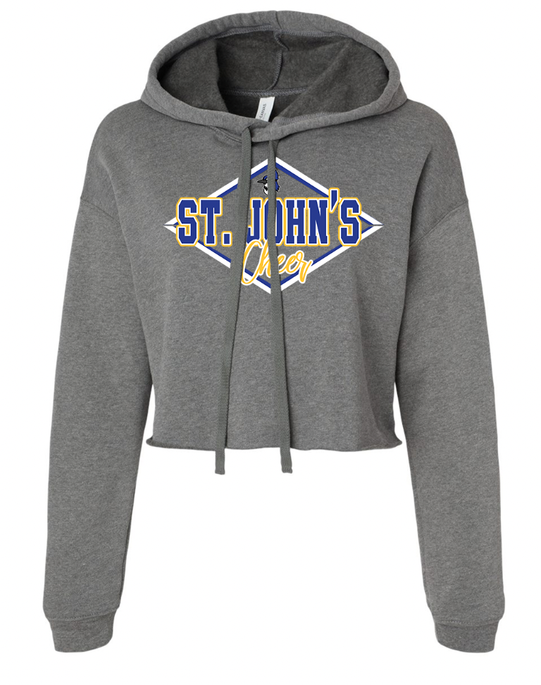 Delphos St. John's Jr. High Cheerleading Crop Fleece Hoodie