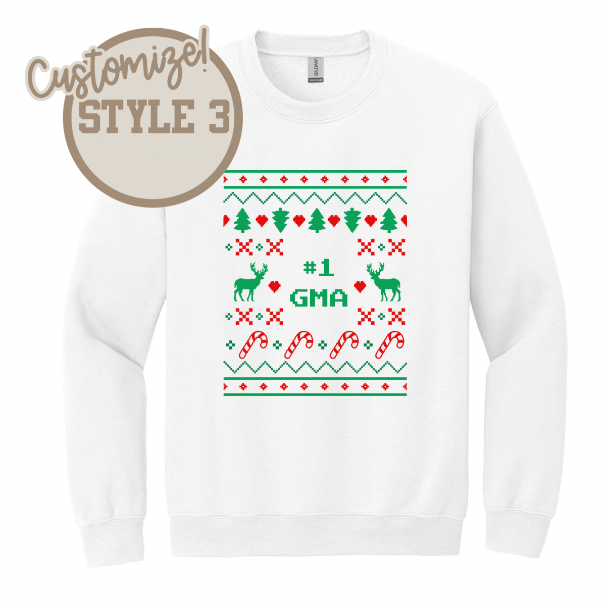 CUSTOMIZE Ugly Christmas Sweater