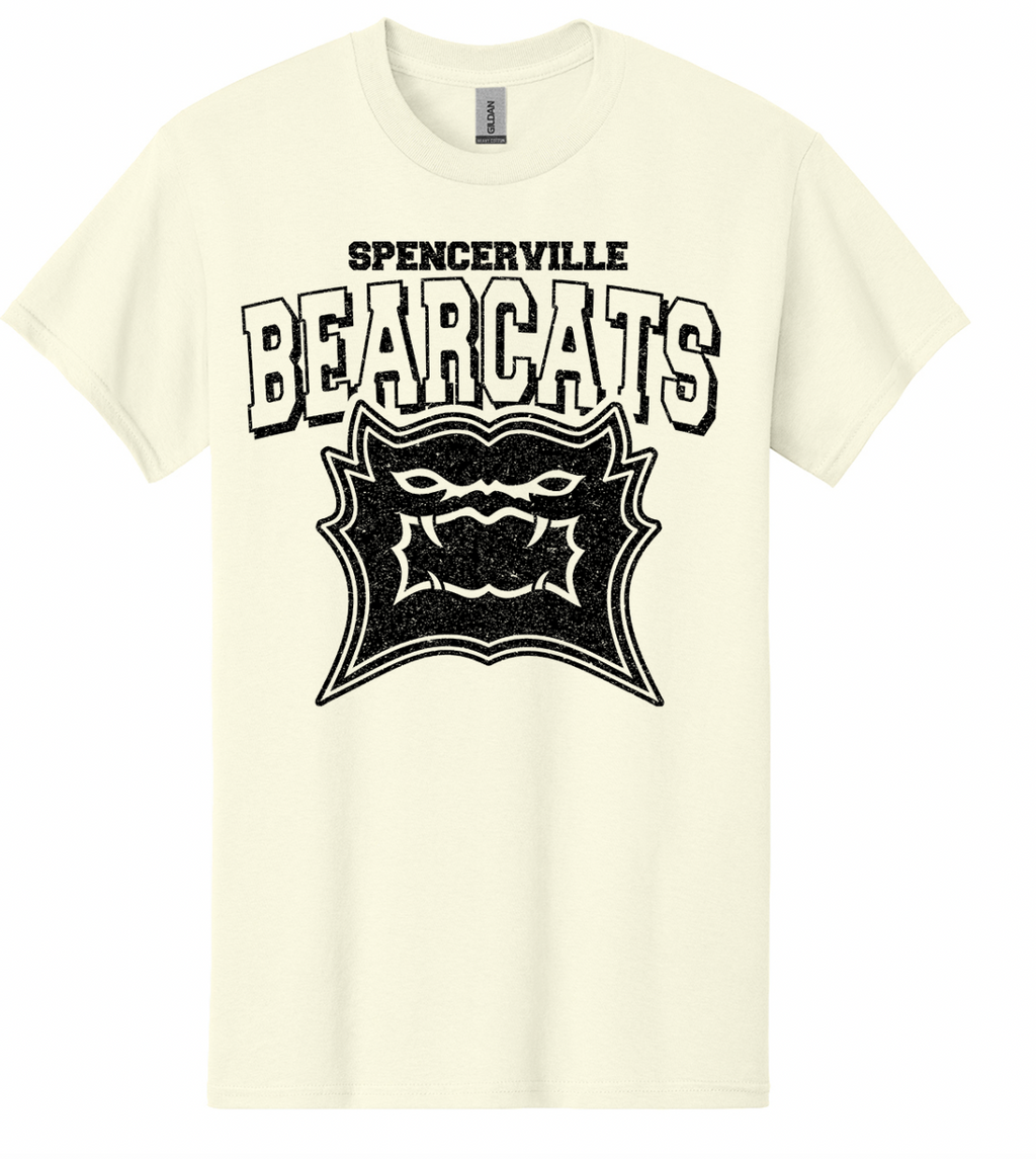 Spencerville Bearcats on Natural T-Shirt