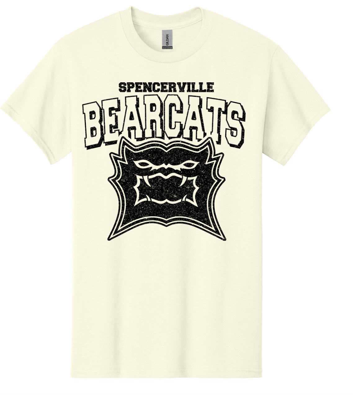 Spencerville Bearcats on Natural T-Shirt