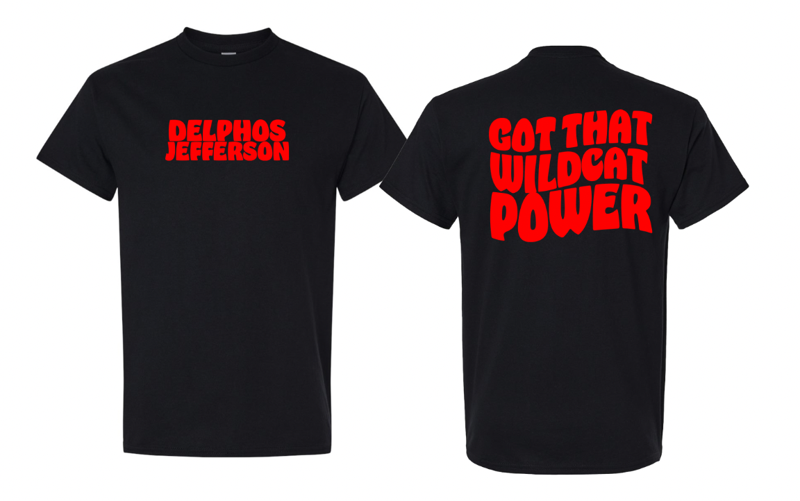 Delphos Jefferson "Got That Wildcat Power!" Shirt