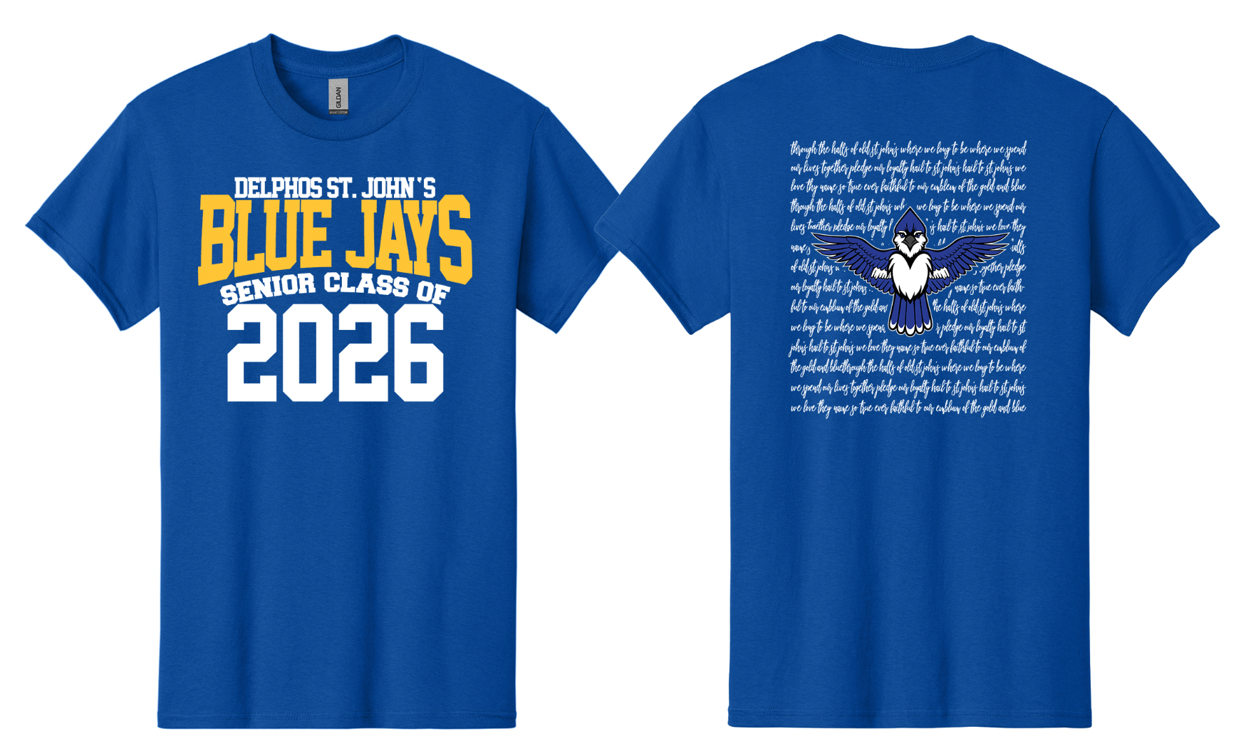 Delphos St. John's Senior Class of 2026 T-Shirt