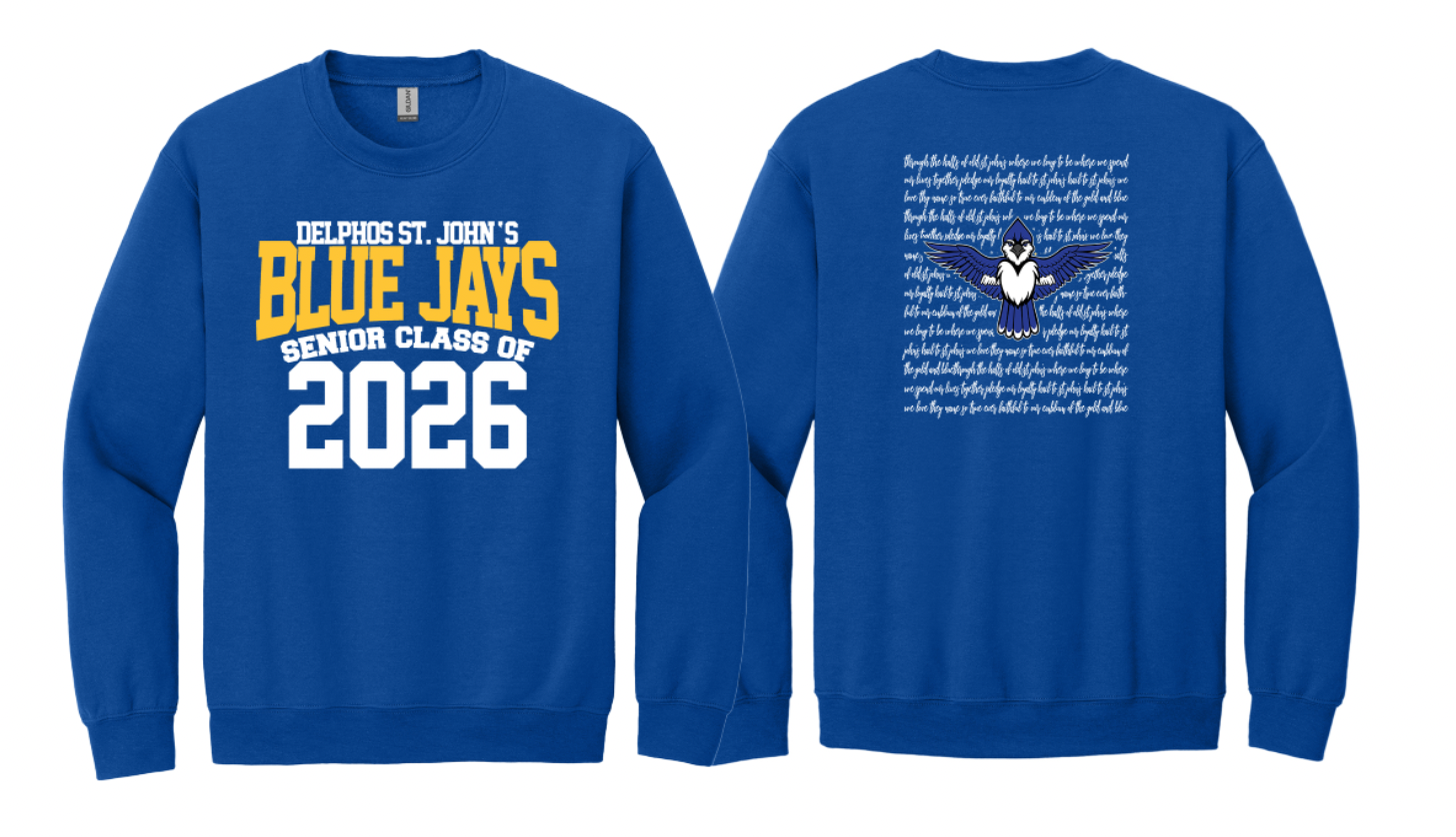 Delphos St. John's Senior Class of 2026 Crewneck
