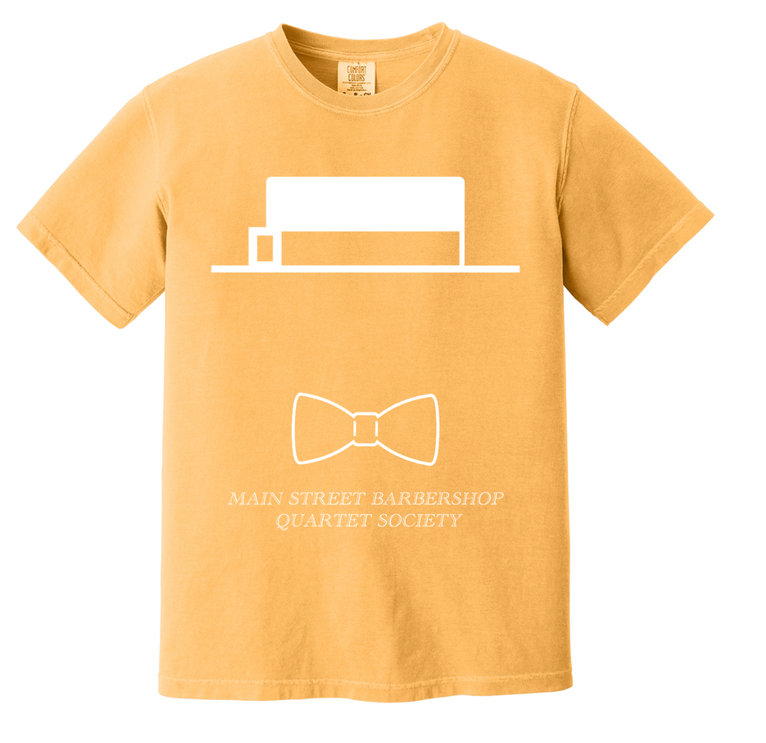 Main Street Barbershop Quartet Society Hat and Bowtie