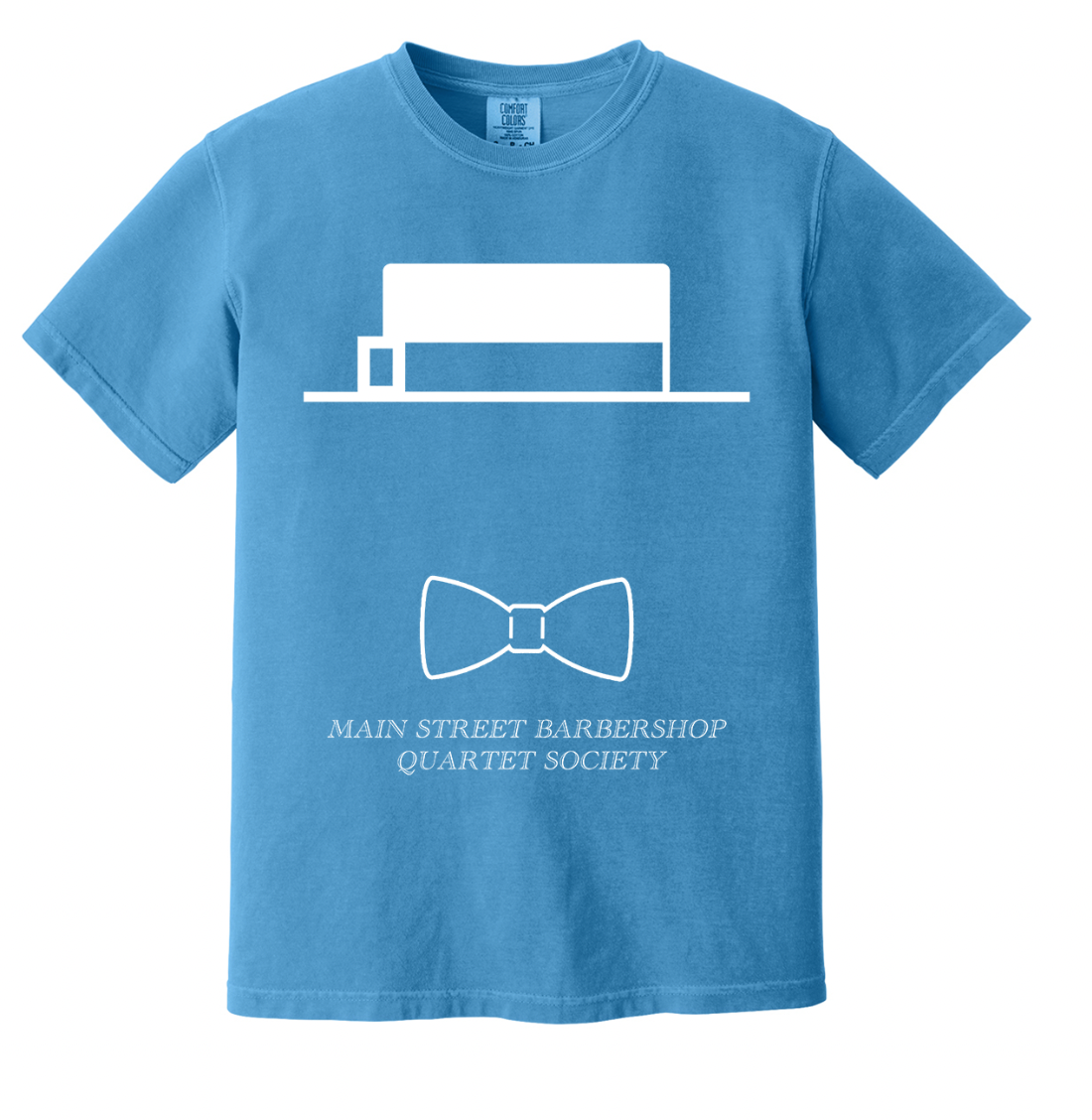 Main Street Barbershop Quartet Society Hat and Bowtie