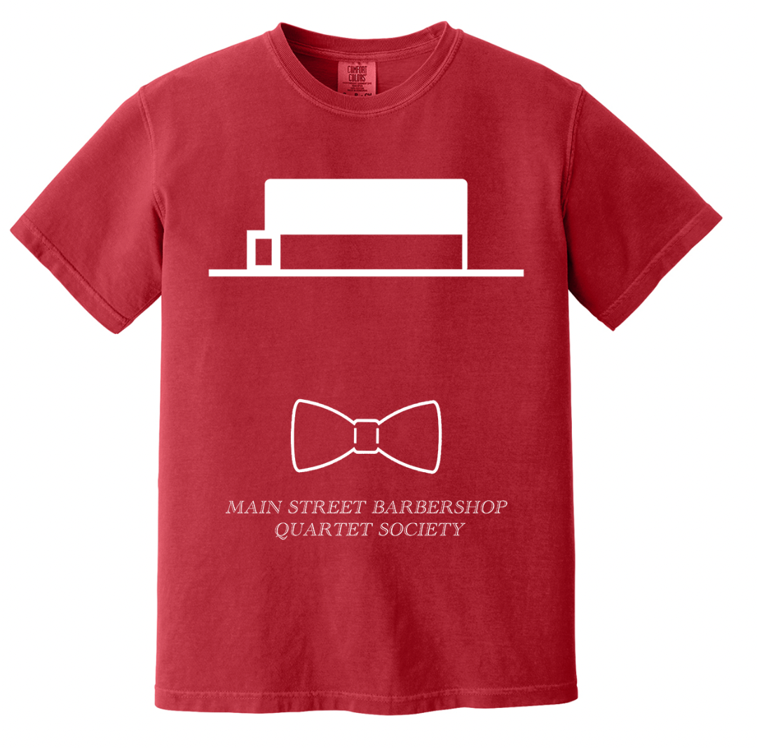 Main Street Barbershop Quartet Society Hat and Bowtie
