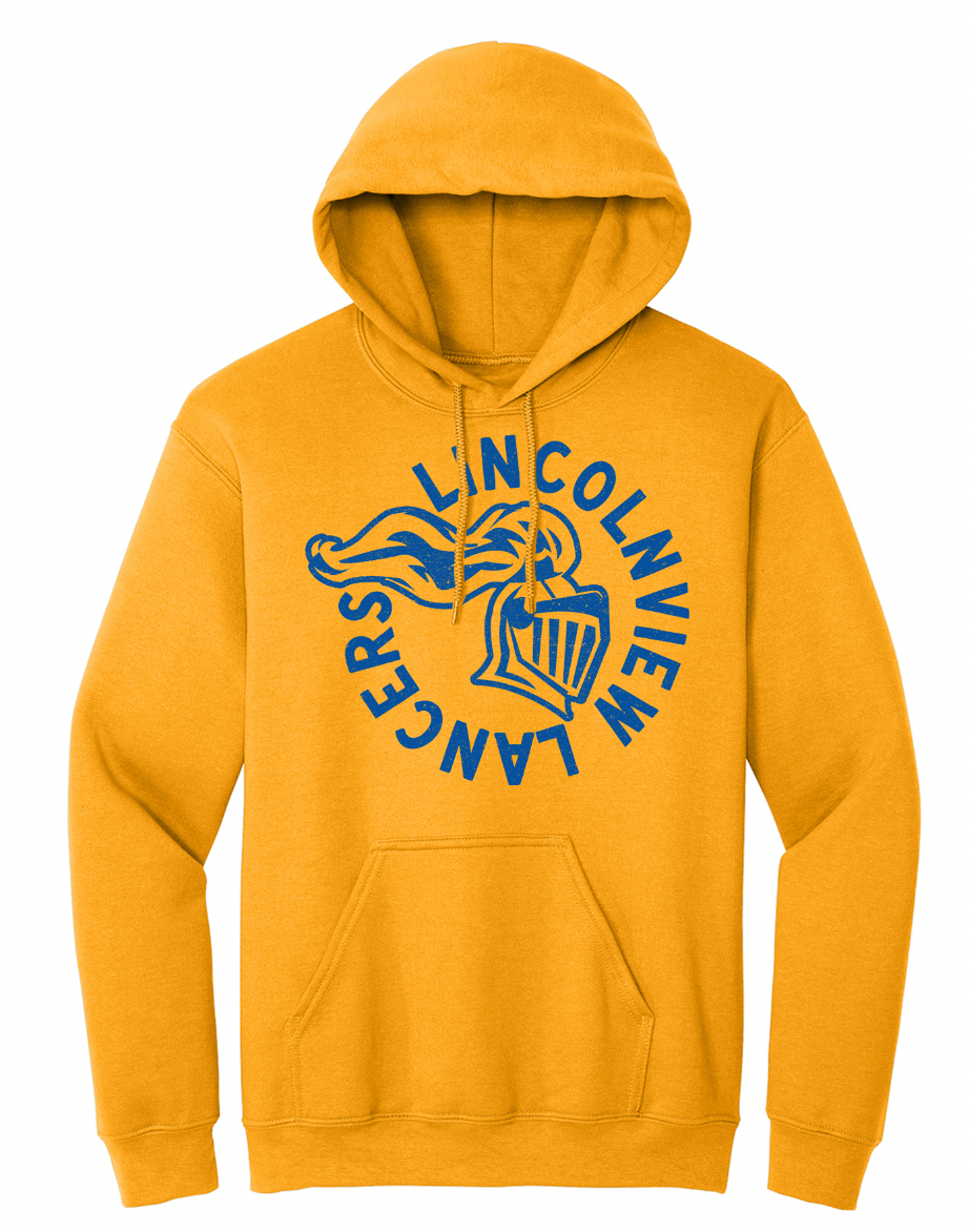 Lincolnview Lancer Circle Youth/Adult Hoodie