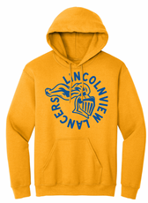 Lincolnview Lancer Circle Youth/Adult Hoodie