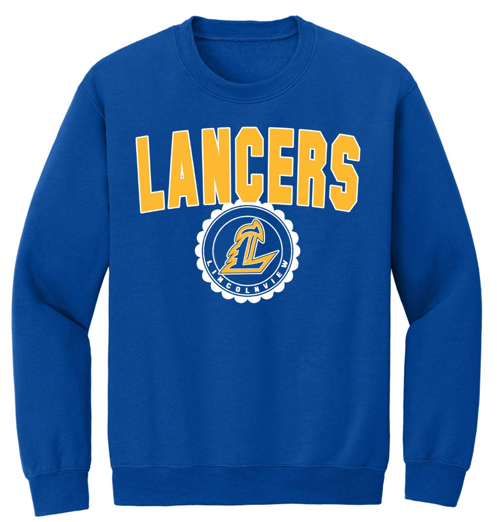 Lancers Vintage Circle Toddler/Youth/Adult Crewneck