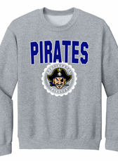 Continental Pirates Vintage Circle Toddler/Youth/Adult Crewneck
