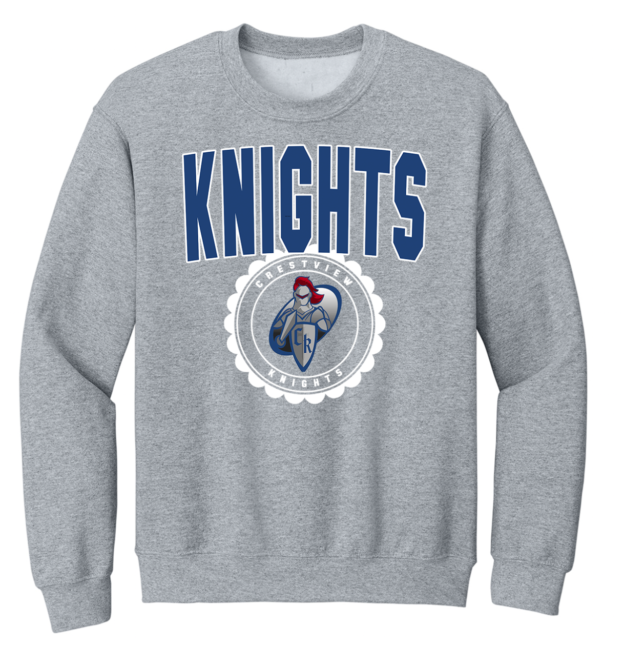 Crestview Knights Vintage Circle Toddler/Youth/Adult Crewneck