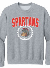 Lima Spartans Vintage Circle Toddler/Youth/Adult Crewneck