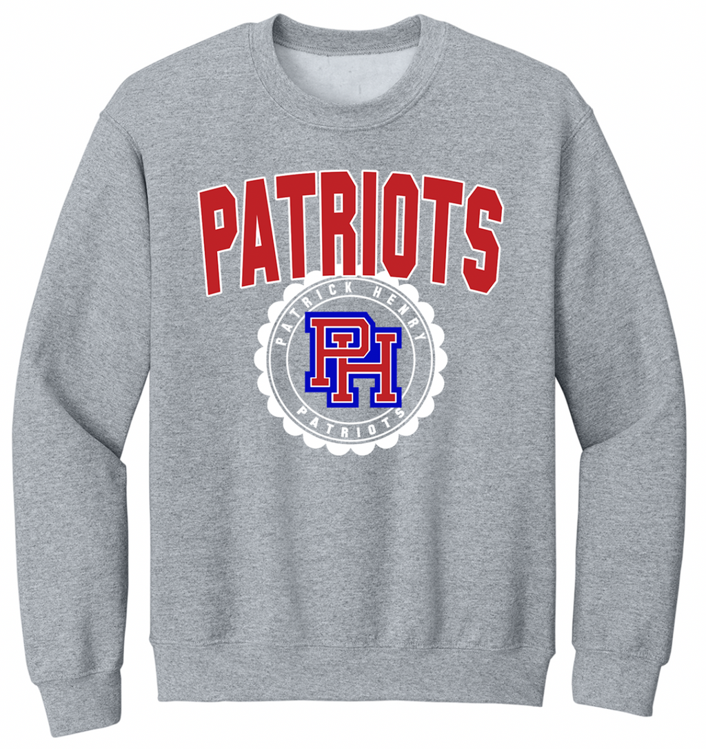PH Patriots Vintage Circle Toddler/Youth/Adult Crewneck