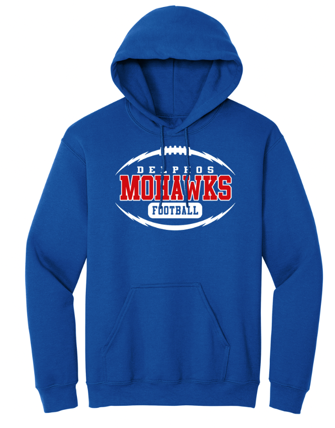 Mohawks Football Tee/Crew/Hoodie Special Order