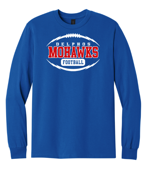 Mohawks Football Tee/Crew/Hoodie Special Order