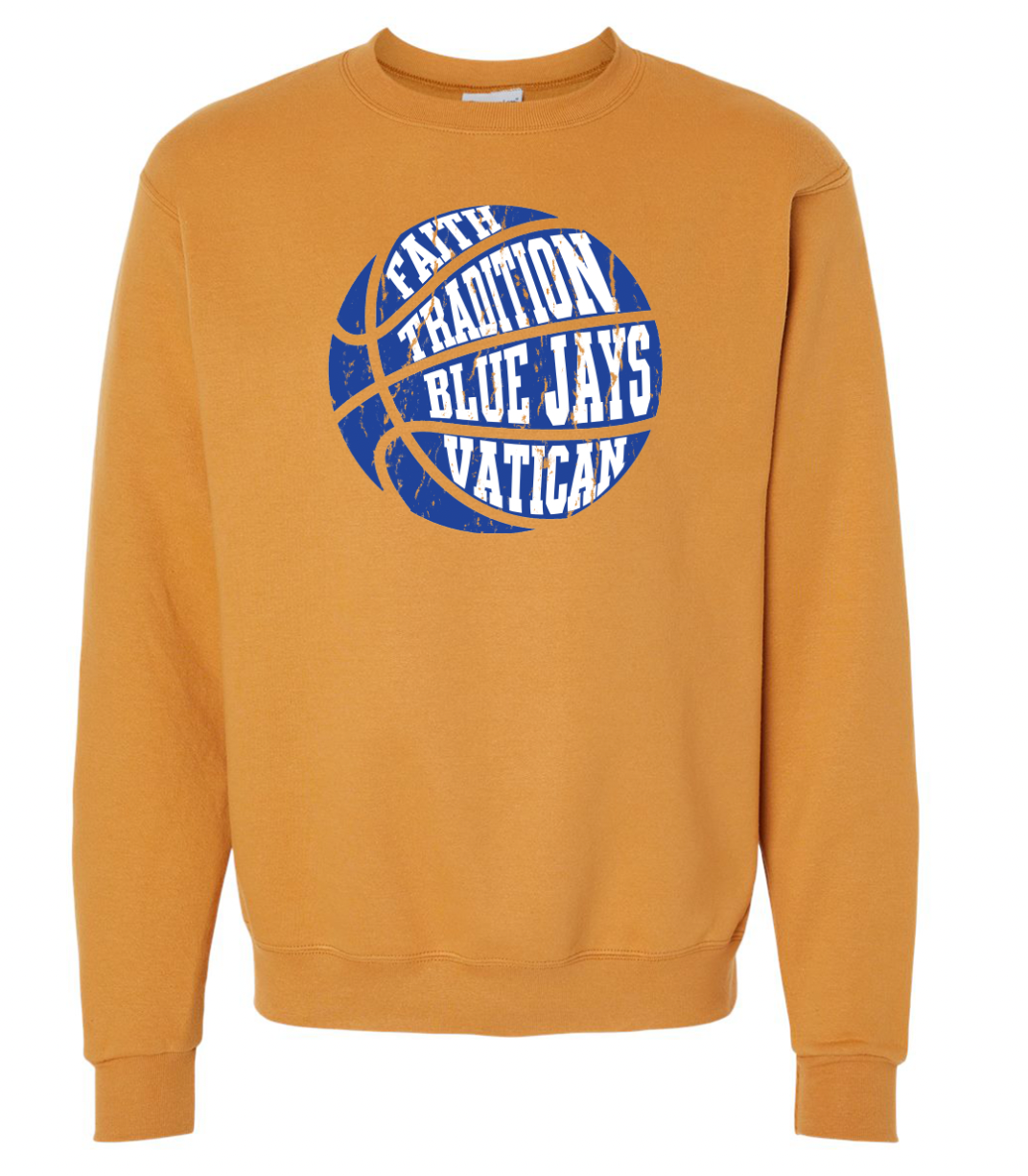 Distressed Champion Basketball Crew