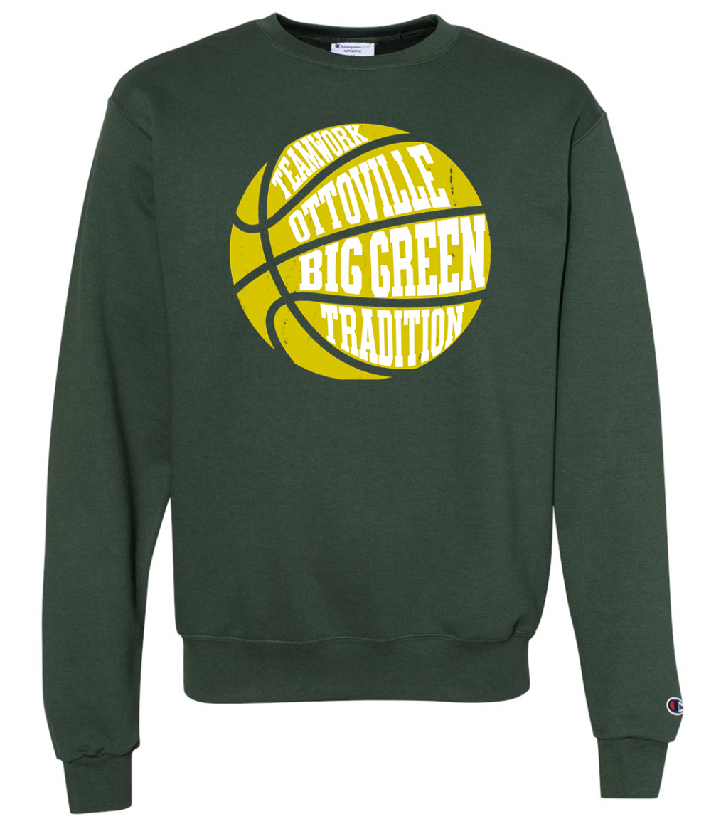 Distressed Champion Basketball Crew