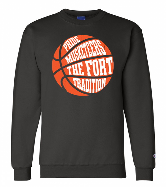 Fort Jennings Distressed Champion Basketball Crew