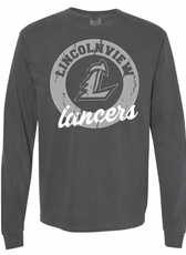 Lincolnview Long Sleeve Distressed Vintage T-Shirt