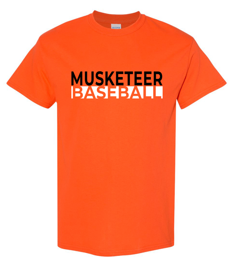Musketeer Baseball Toddler/Youth/Adult T-Shirt