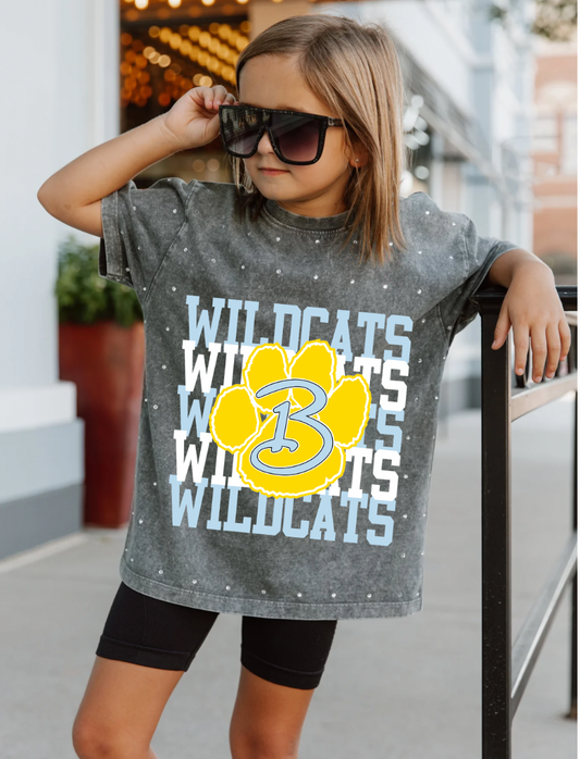 Youth Rhinestone Oversize Tee