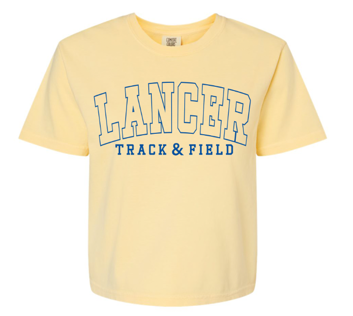 Lancer Block Letter Custom School Tee