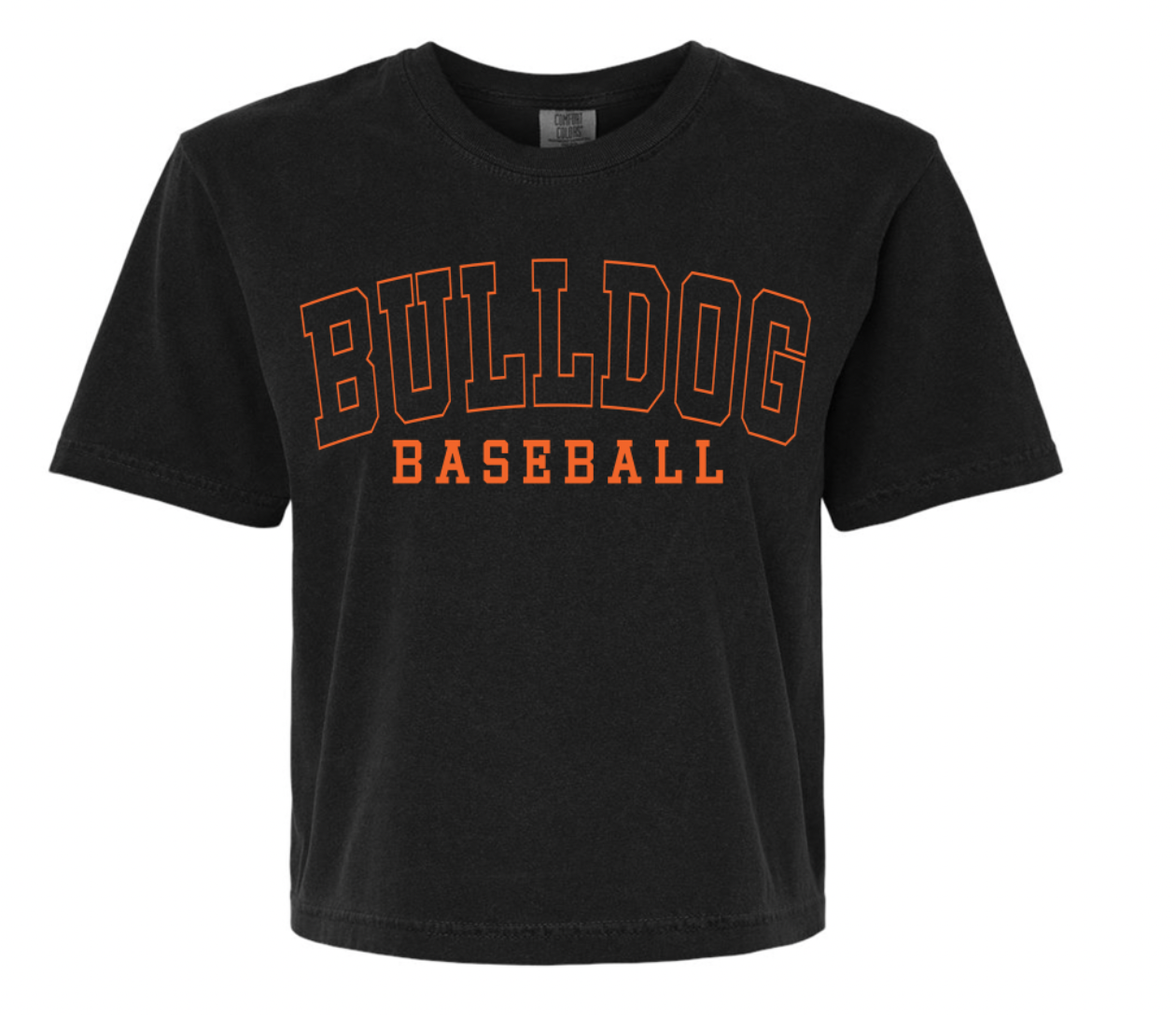 Bulldog Block Letter Custom School Tee