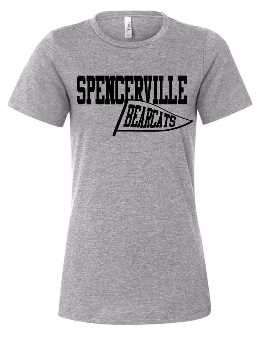 Spencerville Flag Women's Heathered T-Shirt