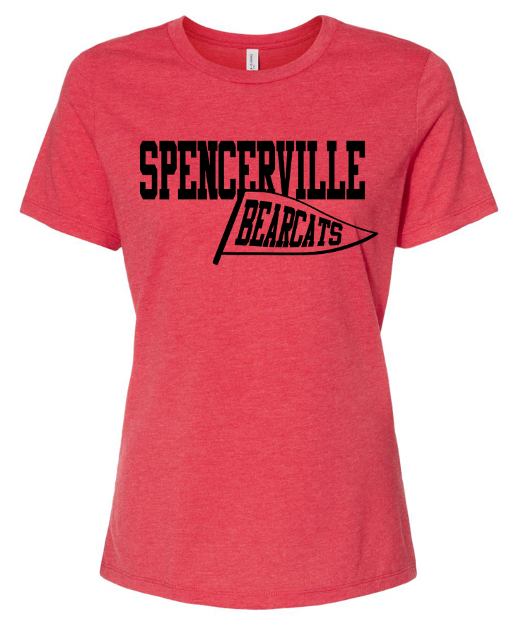 Spencerville Flag Women's Heathered T-Shirt