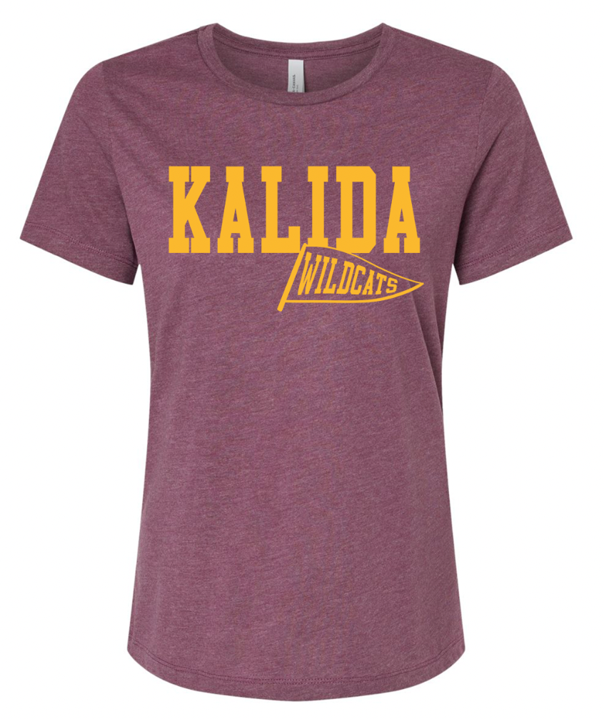 Kalida Flag Women's Heathered T-Shirt