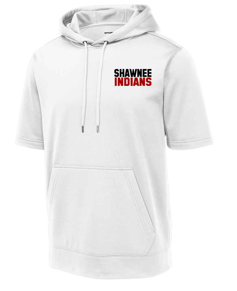 Shawnee Sport-Tek Short Sleeve Fleece Hooded Pullover