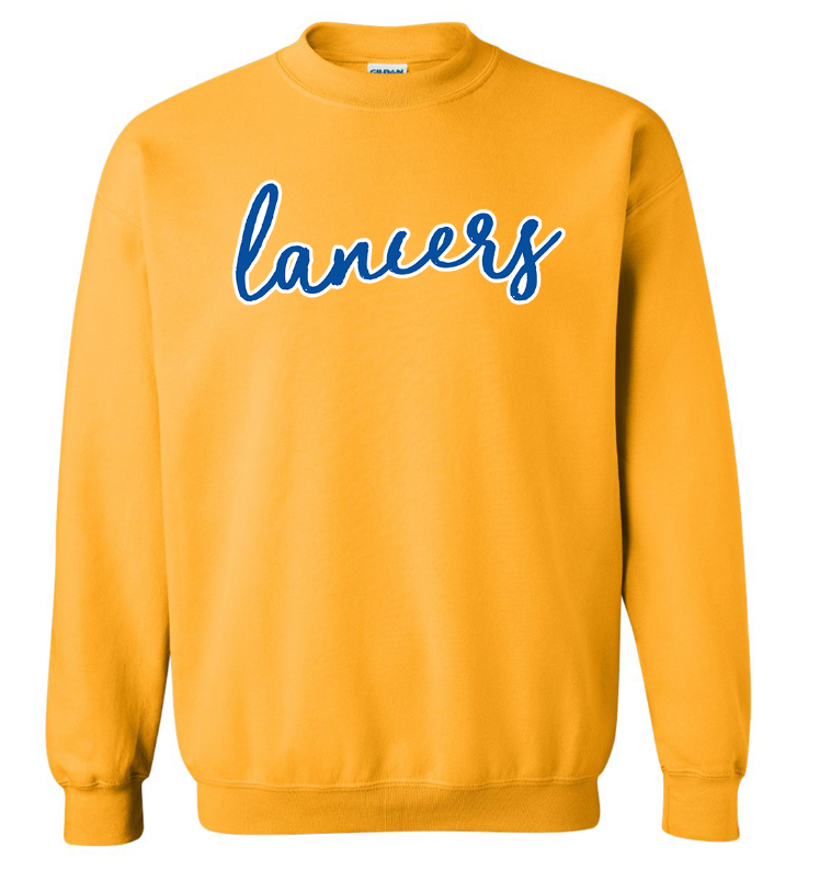 Lincolnview Script Lancers T-Shirt/Crew