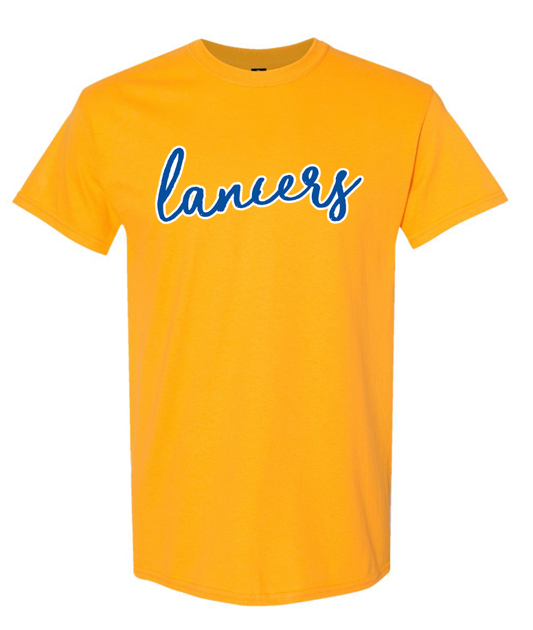 Lincolnview Script Lancers T-Shirt/Crew